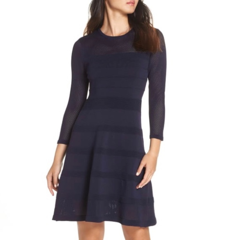 Vince Camuto fit and flare dress.